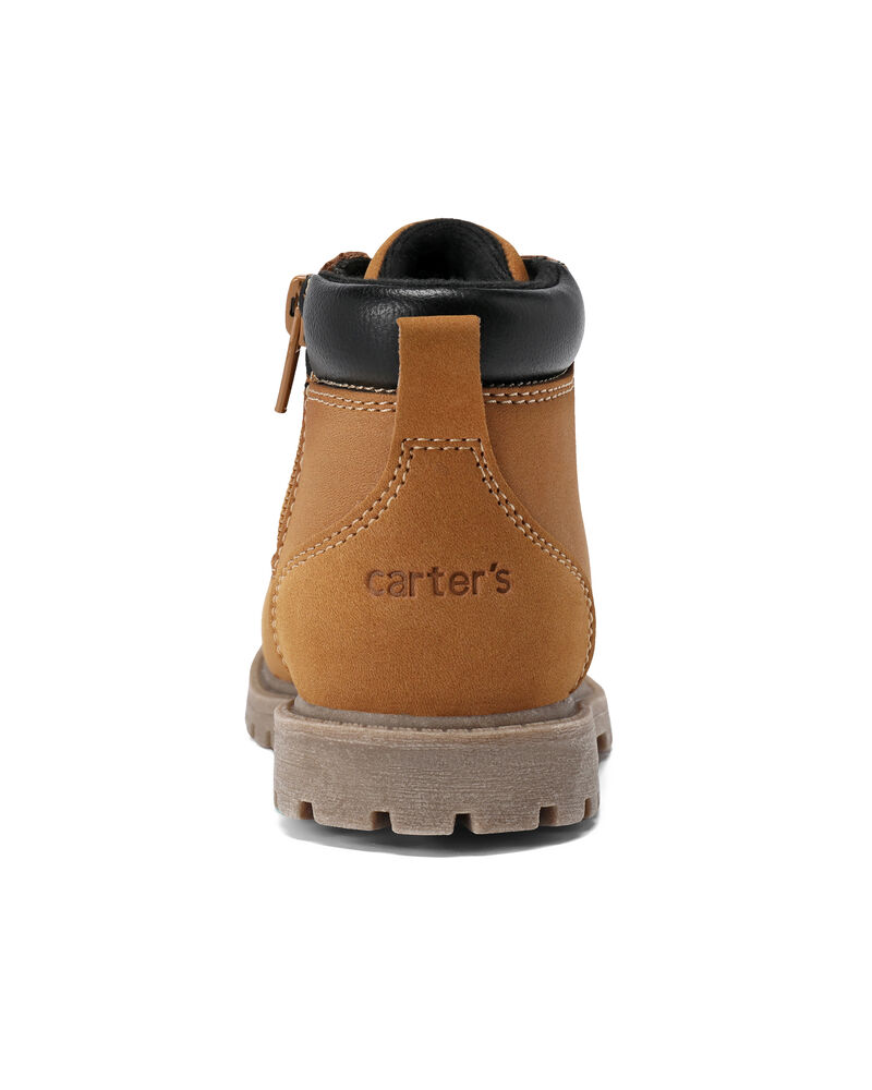 Toddler Boy Fashion Boots - Brown, image 3 of 6 slides